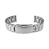 Correa de reloj inteligente profesional GD007 plateada unisex de lujo, clásica, suave, transpirable, ajustable, ligera y duradera, de acero inoxidable.