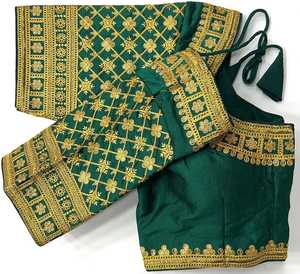 เสื้อสายไหมเปิดหน้า rasiya ทันสมัยเสื้อเบลาส์แบบผูกเงื่อนที่สวยงามเสื้อสุภาพสำหรับใส่ในฤดูร้อน - Product Image 2