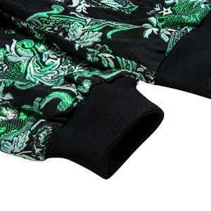 Venta caliente Chaqueta de bombardero para hombre High XL Outwear Otoño Invierno Cierre de cremallera Técnicas bordadas - Product Image 4