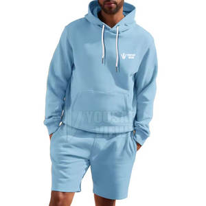 Ensemble court à capuche pour hommes de qualité supérieure Design unique et dernier style grande taille été imprimé Fabriqué au Pakistan - Product Image 1