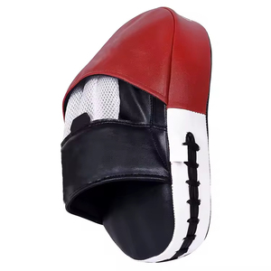 Factory Hot Sales Leather Training Boxing Focus Mitts High Quality <b>Cheap</b> Boxing Focus <b>Pads</b> Leather Boxing Focus <b>Pads</b> - Product Image 5