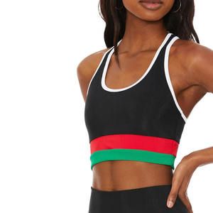 Wholesale Women's Premium Gym Wear Customized Sports Bras Pakistan Customized High <b>Support</b> Seamless Sports Bra - Product Image 3