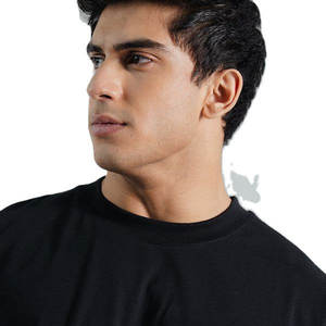 Fabricante de Pakistán, venta al por mayor, 100% camisetas de estambre de algodón para hombres, secado rápido, personalizado, ajuste holgado, serigrafía Premium - Product Image 4