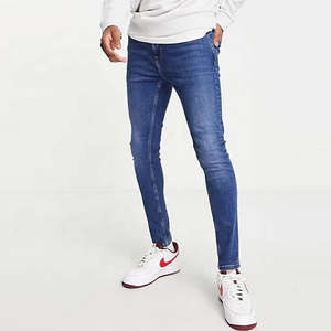 Nuevo estilo de moda de diseño de Pantalones vaqueros de Pakistán Fabricante de moda Slim Fit Custom Jeans Pantalones Hombres Denim Jeans - Product Image 2