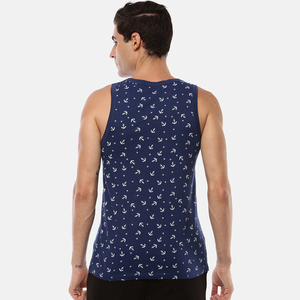 Camiseta sin Mangas Personalizada de 240 g/m² con Lavado Ácido para Hombre, 100% Algodón, Estilo Urbano, Tejido de Punto con Borde Crudo - Product Image 5