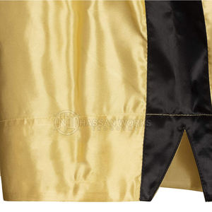 Pantalones Cortos de Boxeo Tailandés Hechos a Medida, Estilo Nuevo, Color Personalizado, 100% Poliéster, Secado Rápido, Transpirables, Servicio OEM, Hechos en Pakistán para Hombre - Product Image 2