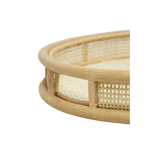 Vente en gros du meilleur choix Plateau de service en jonc de mer artisanal de belle conception tendance pour la décoration de restaurant à la maison Fabriqué au Vietnam Usine - Product Image 2