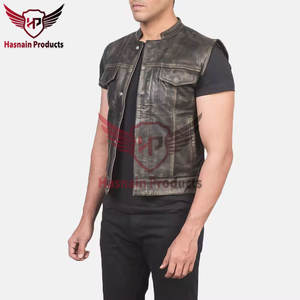 Chaleco de cuero genuino Reversible de calidad superior hecho en Pakistán para hombres de talla grande estilo informal para ropa exterior de moda de invierno - Product Image 2