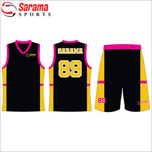 Juegos de uniformes de baloncesto Uniformes de baloncesto Jersey Guangzhou Ropa Fábrica Impresión por sublimación completa, - Product Image 2