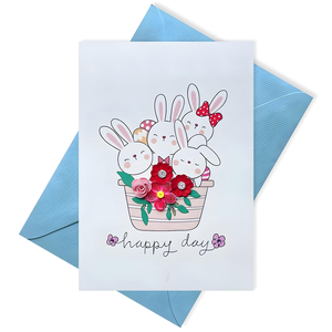 Carte de voeux en papier vietnamien Carte de joyeux anniversaire Carte Quilling faite à la main-GB010 - Product Image 1