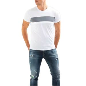 เสื้อยืดสำหรับผู้ชายเสื้อยืดพิมพ์ลายแบบระเหิดแห้งแบบเรียบเสื้อยืดใส่ได้พอดี100โพลีเอสเตอร์ - Product Image 1