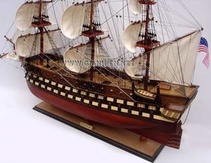 El fabricante de Gia Nhien aprueba el diseño personalizado MOQ bajo USS NORTH CAROLINA barco alto con barco modelo de artesanía de alta calidad - Product Image 3