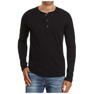T-shirts Henley pour hommes à manches courtes, coupe classique, de qualité supérieure, personnalisés avec votre marque, tricotés, séchage rapide, respirants - Product Image 4