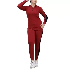 Survêtements en molleton de coton ajustés pour femmes, vente en gros, dernier design personnalisé pour l'hiver - Product Image 1