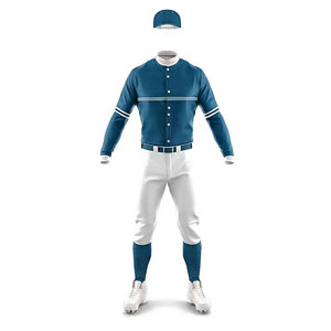 Custom Design Team Baseball Uniforms Breathable 100% Polyester Sublimation Baseball Jersey Sets - Product Image 3
