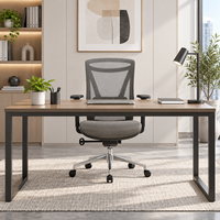 Chaise de bureau ergonomique haut de gamme à dossier mi-haut en maille, pivotante et réglable pour poste de travail