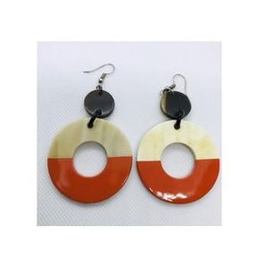 Pendientes de Aro de Resina de Alta Calidad, Diseño Creativo, Joyería de Moda, Pendientes en el Mejor Color para Fiestas, Embalaje Estándar - Product Image 6