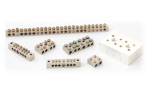 แถบต่อสายดินทองเหลือง12ทางสำหรับการวนซ้ำสายเคเบิ้ลและการต่อสายดินพร้อมฐาน Bakelite ขายส่ง - Product Image 2