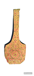 Ethnic Patchwork 100% Cotton Tote Bag with <b>Mirror</b> Work and Hand Embroidered Elephant Motifs Conifer Brand Daily Use - Product Image 4