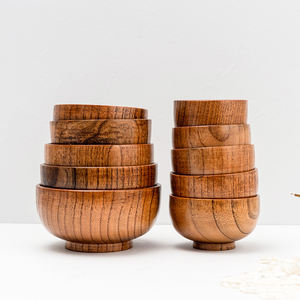 ชามสลัดไม้เนื้อเรียบชามผลไม้สำหรับซุปสลัดอาหารอเนกประสงค์สำหรับล้างทำความสะอาดได้เป็นมิตรสำหรับห้องครัว - Product Image 2