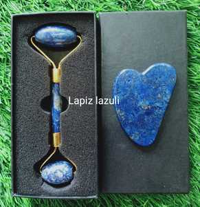 Lapis Lazuli Gua เครื่องมือนวดสปาเพื่อสุขภาพดูแลความงาม acupoints - Product Image 1