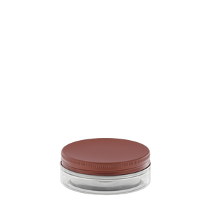 Crucible in PET con coperchio a vite in alluminio e materiale PET trasparente - Product Image 4
