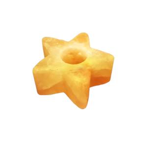 Sian Enterprises' Haute Qualité Écologique À La Main En Forme D'étoile Sel De L'Himalaya Bougeoirs Lanternes Feng Shui pour La Maison - Product Image 1