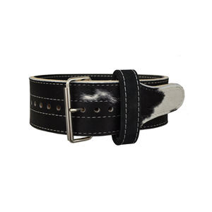 Ceintures d'haltérophilie en cuir avec logo personnalisé Ceintures d'haltérophilie en cuir véritable de haute qualité fabriquées au Pakistan - Product Image 4