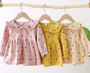 Vestido de algodón con estampado de NEW--TRENDY--BEAUTIFUL---STYLISH, personalizado en cualquier tamaño y color @ 2021 - Product Image 3