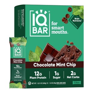 ไอคิวบาร์ คลีน แพลนท์ โปรตีนบาร์ - ช็อกโกแลตมิ้นท์ชิป - 12 ชิ้น - Product Image 6