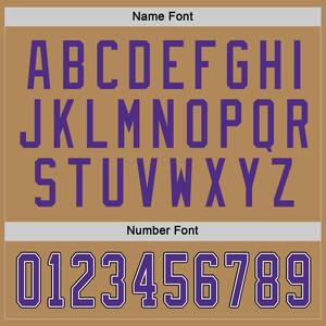 Conjuntos de dos piezas de malla de poliéster por sublimación de Color dorado morado personalizado, conjuntos de Jersey y pantalones de hockey, uniformes de hockey para unisex - Product Image 3