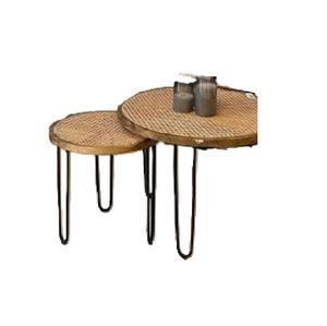 Tendance fraîche Old Money Style Design classique Tables en bois en fer métallique Taille personnalisée Forme Couleur Utilisations dans la maison Hôtel - Product Image 1