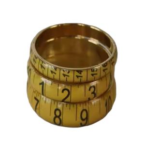 2025 New Arrival Blue Resin <b>Bangle</b> With Measurement Tape Design Bracelets <b>Bangles</b> Patterns Available in All Colors - Product Image 3