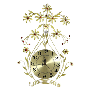 AK นาฬิกาแขวนสุดสร้างสรรค์ทำจากทองเหลืองนาฬิกาแขวนผนังสไตล์โลหะสำหรับตกแต่งบ้านนาฬิกาควอตซ์ตกแต่งบ้าน - Product Image 2