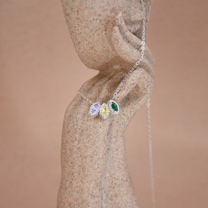 Mini collar familiar de piedra natal de Plata de Ley 925 de alta calidad, joyería personalizada de moda para mamá, regalo personalizado para cumpleaños - Product Image 3