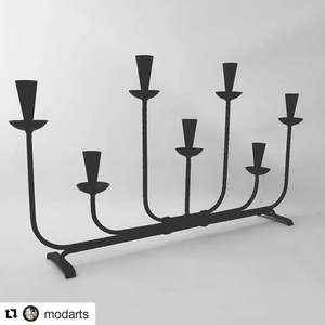 Portavelas de hierro forjado superventas, candelabro creativo para cena, decoración de boda, portavelas de escritorio - Product Image 5