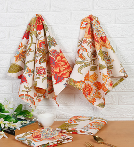 Paño de cocina de algodón a rayas con bordes de colores: amarillo, verde menta, gris carbón, disponible a precios de mayoreo. - Product Image 4