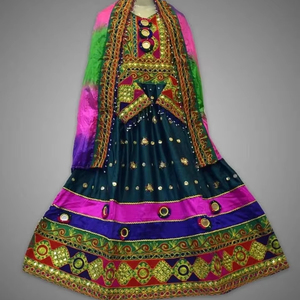 Robe afghane vintage de haute qualité 2025, robe de soirée élégante pour femmes, robe traditionnelle musulmane mi-longue à manches longues, respirante, ODM - Product Image 1