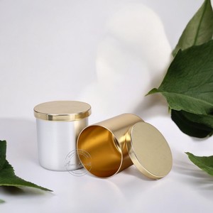 Recipiente de vela de diseño martillado de cobre puro, contenedor de vela pequeño con tapa de diseñador para decoración de eventos - Product Image 5