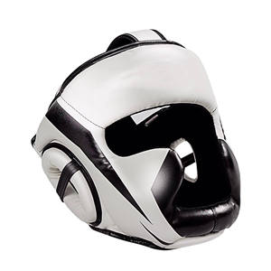 หมวกกันกระแทกคิกบ็อกซิ่งวัสดุ PU ขายดีที่สุด ปรับแต่งได้ สำหรับผู้ใหญ่และเด็ก ระบายอากาศได้ดี ปรับขนาดได้ กันลม ป้องกันศีรษะอย่างปลอดภัย - Product Image 2