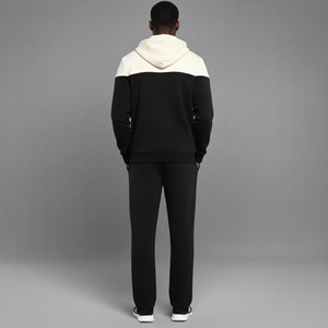 Conjunto Deportivo de 2 Piezas para Hombre, Diseño Slim Fit, con Capucha, 100% Algodón Felpa, Grueso, Transpirable, Ecológico, Estilo Vintage, para Invierno, OEM/ODM - Product Image 3