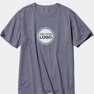 Camisetas Airism Ringer, camiseta lisa en blanco, camiseta de gran tamaño para hombre, de peso pesado de manga corta Camiseta holgada Ringer AIRism, camiseta - Product Image 5