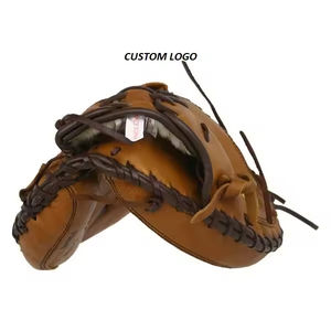 2024 haute qualité en cuir véritable sur mesure Baseball Softball gants Fielding Baseball gants frappeurs gants - Product Image 2