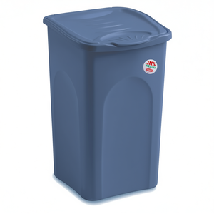 Cesto de Ropa de Plástico Stefanplast PRIMAVERA Azul 70235, Capacidad de 50 Litros para una Organización Práctica - Product Image 2