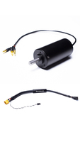 Moteur sans balais APISQUEEN 24V 120W 4092 avec réducteur 0-200 tr/min pour système de circulation d'eau d'aquarium