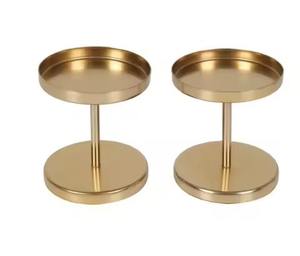 Support de bougie décoratif pour la maison, support de bougie en métal luxueux, centre de table décoratif de Noël - Product Image 4