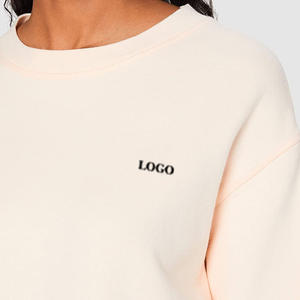 Sudadera con Cuello Redondo para Mujer, Ajustable con Cordón, Manga Larga, Interior de Felpa Suave para Mayor Calidez, Precio al por Mayor OEM 2026 - Product Image 4