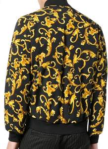 Chaqueta Bomber de Lona con Estampado Personalizado por Sublimación para Hombre y Mujer, Estilo Universitario, Ligera, Ropa Urbana - Product Image 3