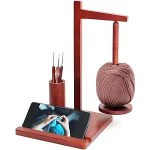 Support de fil en bois pour crochet support de bobine de fil en bois magnétique support de distributeur de boule de fil de l'exportateur indien - Product Image 6
