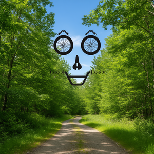 T-shirt à manches longues premium pour les passionnés de vélo, avec motifs graphiques de pièces de vélo, idéal pour les propriétaires de cycles – T-shirt promotionnel - Product Image 3